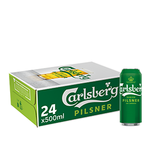 Carlsberg 500ml Can per box of 24 Cans