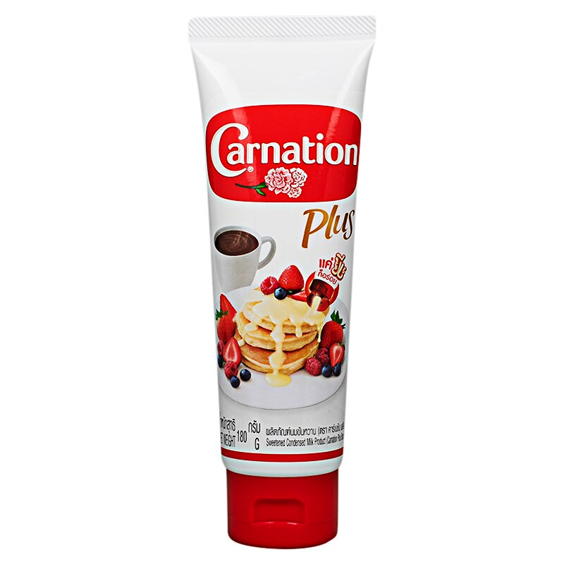 Carnation Plus Brand Sweetened Condensed Milk Product Size 180g