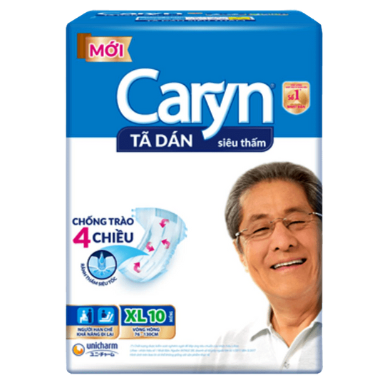 Caryn Tape Diapers Adult Size XL Pack 10Pcs