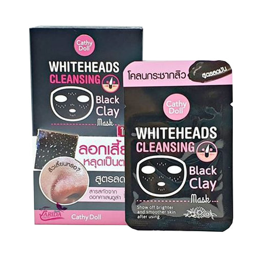 Cathy Doll White Heads Cleansing Black Clay Mask 5g pack12