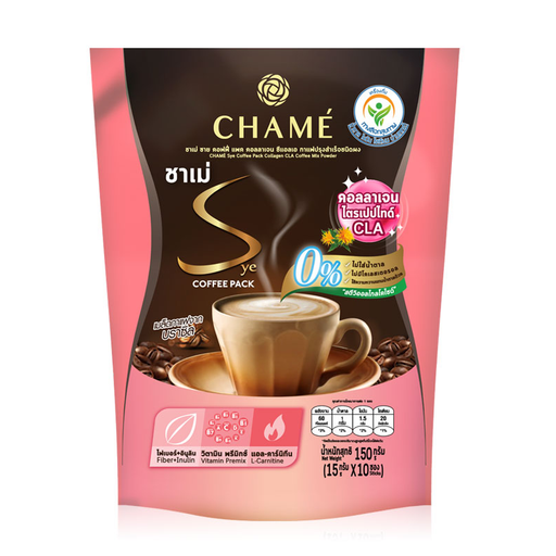 Chame Sye Coffee Pack Collagen CLA Coffee mix Powder 15g x 10Saches 150g