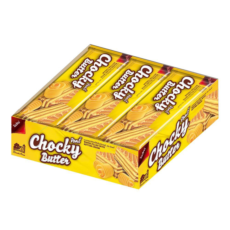 Chocky Wafer Butter Flavour 36g Pack of 12Pcs