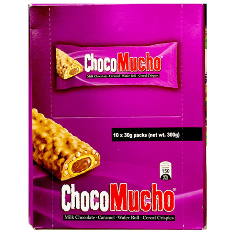 Multirich Chococlate Choco Mucho Milk chocolate Caramel WaferWafer Roll Cereal Crispies Siz ...