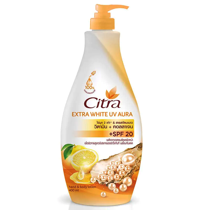 Citra Extra Glow UV Aura Vitamin and Collagen Lotion 400ml