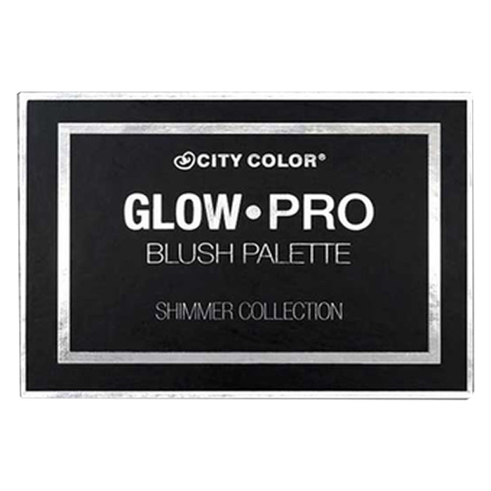 City Color Glow Pro Blush Palette Shimmer Collection 19,68g