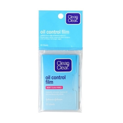Clean Clear Oil Control Film Wont Clog Pores 60Sheets (Blue)