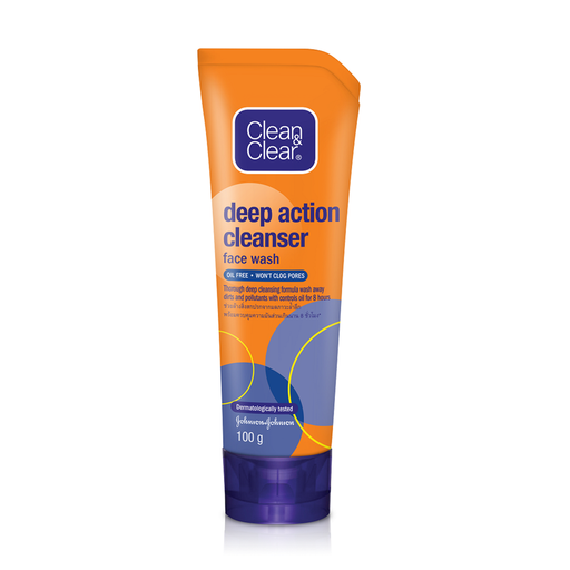 Clean&Clear Daily Action Cleanser Face Wash 100g
