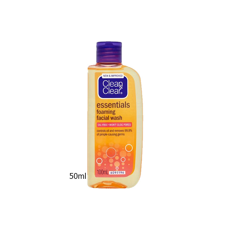 Clean & Clear Essentials Foaming Facial Wash 50ml