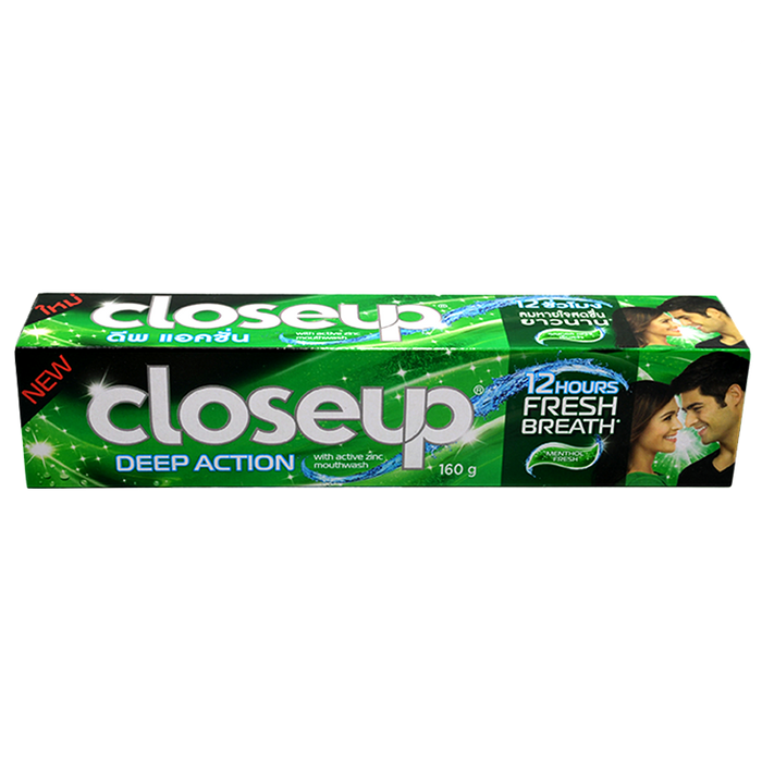 ຢາສີຟັນ Close Up Deep Action Mental Flash Toothpaste Size 160g
