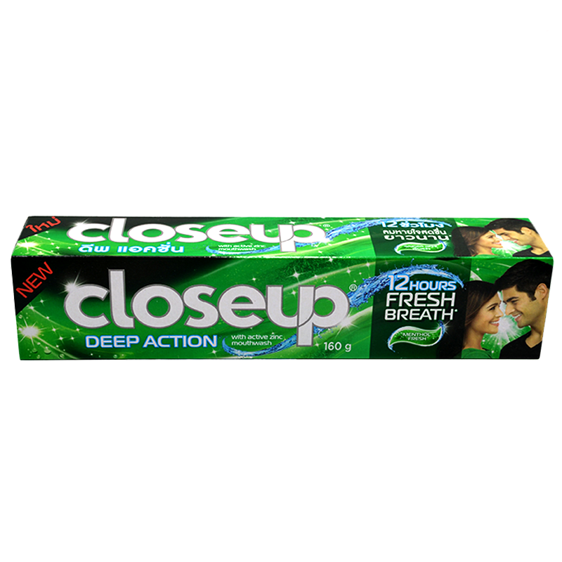 ຢາສີຟັນ Close Up Deep Action Mental Flash Toothpaste Size 160g