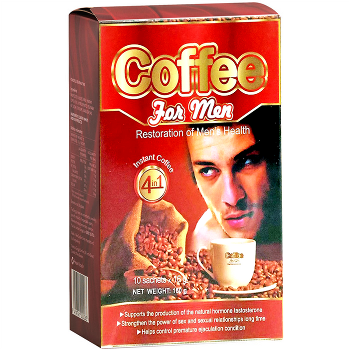 Coffee For men Restoration of Men's Health 16g Boxes of 10sachets