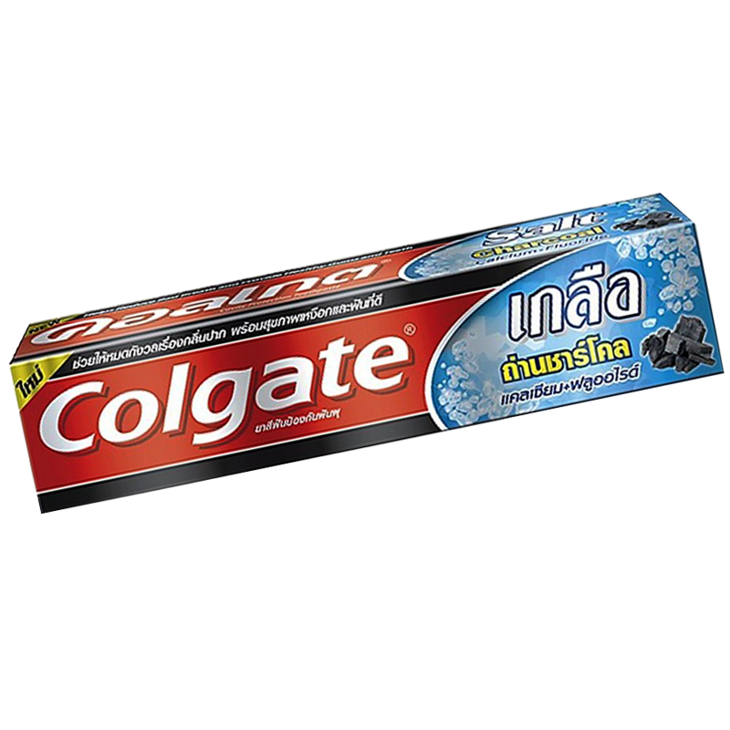 Colgate Salt Charcoal Calcium + Fluoride ຂະໜາດ 150g