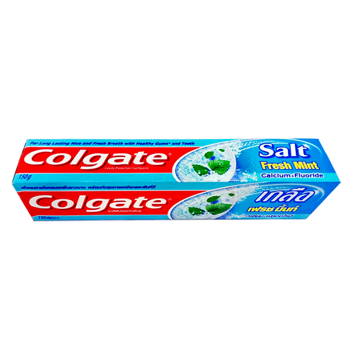 Colgate Salt Fresh Mint Calcium + Fluoride Cavity Protection Toothpaste Size 150g