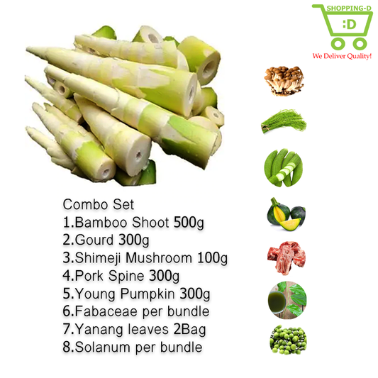 Combo Set Bamboo shoot curry with pork