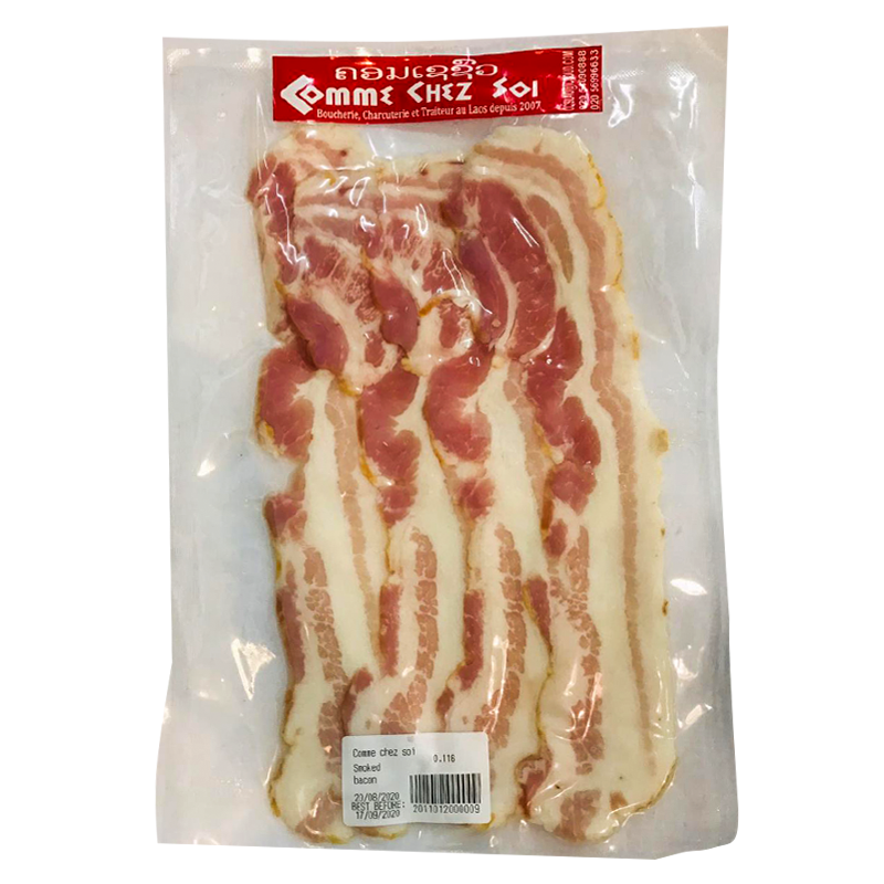 Comme Chez Soi Smoked Bacon Size 120g