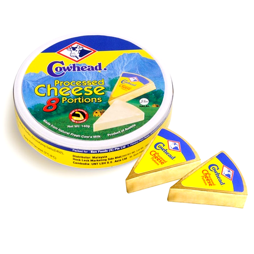 Cowhead Processed Cheese 8 Portions Size 140g