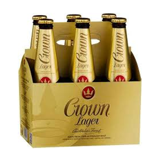 Crown Lager 375ml Pack of 6 Bottles