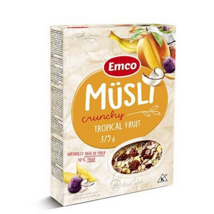 Crunchy müsli with tropical fruits 375G