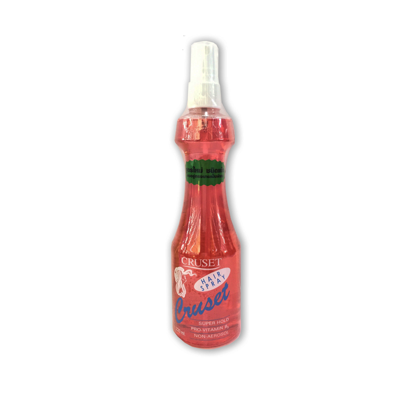 Cruset Hair Spray ສີແດງ 220ml