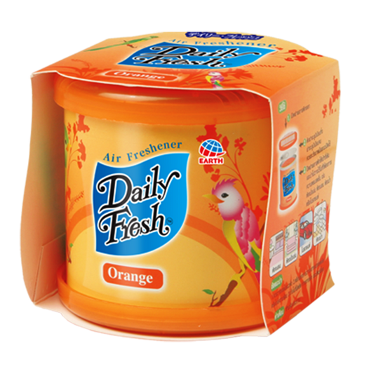 Daily Fresh Gel Air Freshener Smell Orange Size 70g