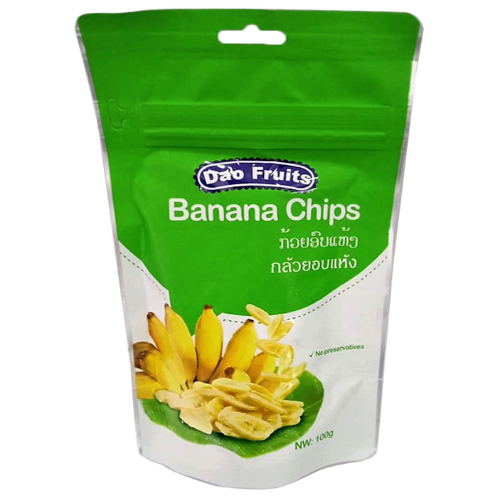 Dao fruits Banana Chips Pack 100g