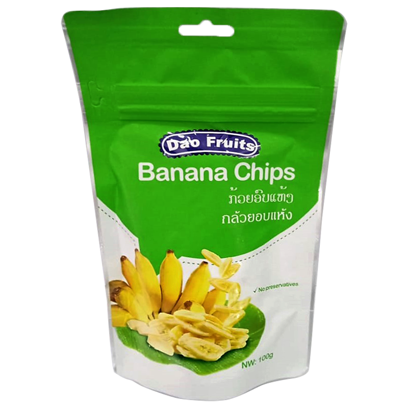 Dao fruits Banana Chips Pack 100g