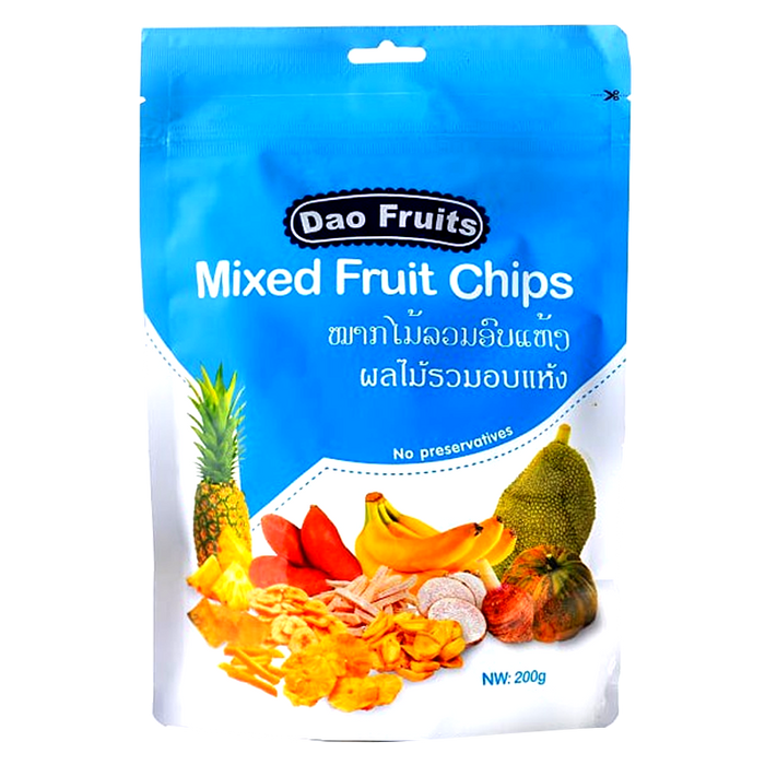 Dao fruits mixed fruit chips Pack 200g