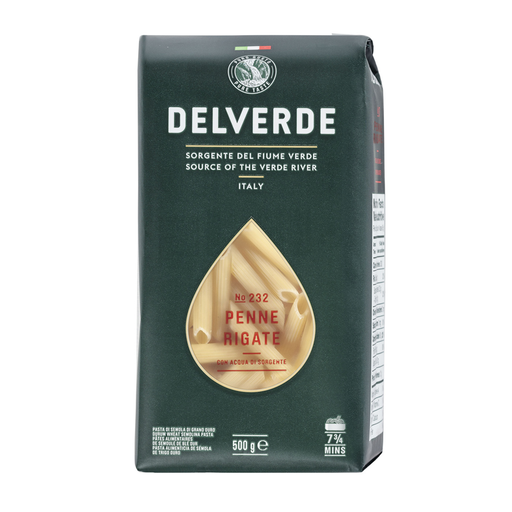 Delverde Italy No232 Penne Rigate 500g