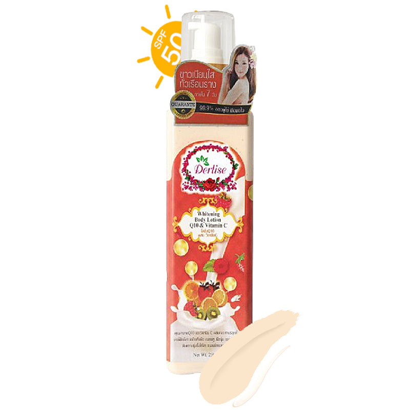 Derlice De Lise Cream Lotion Shimmer Q10 &amp; Vitamin C Formula 250g
