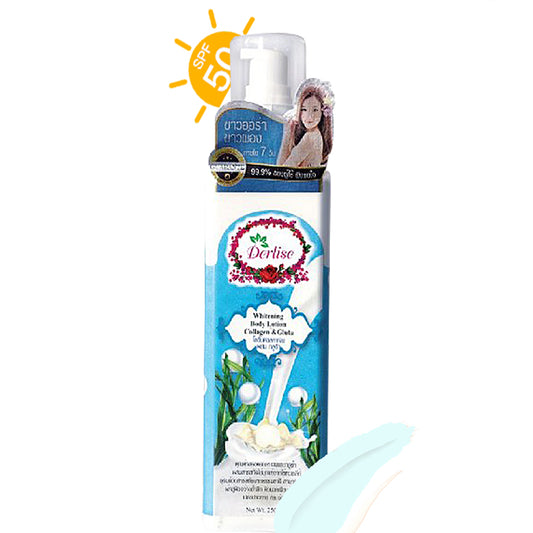 Derlise De Lise Cream Lotion Shimmer Collagen & Gluta Formula 250g