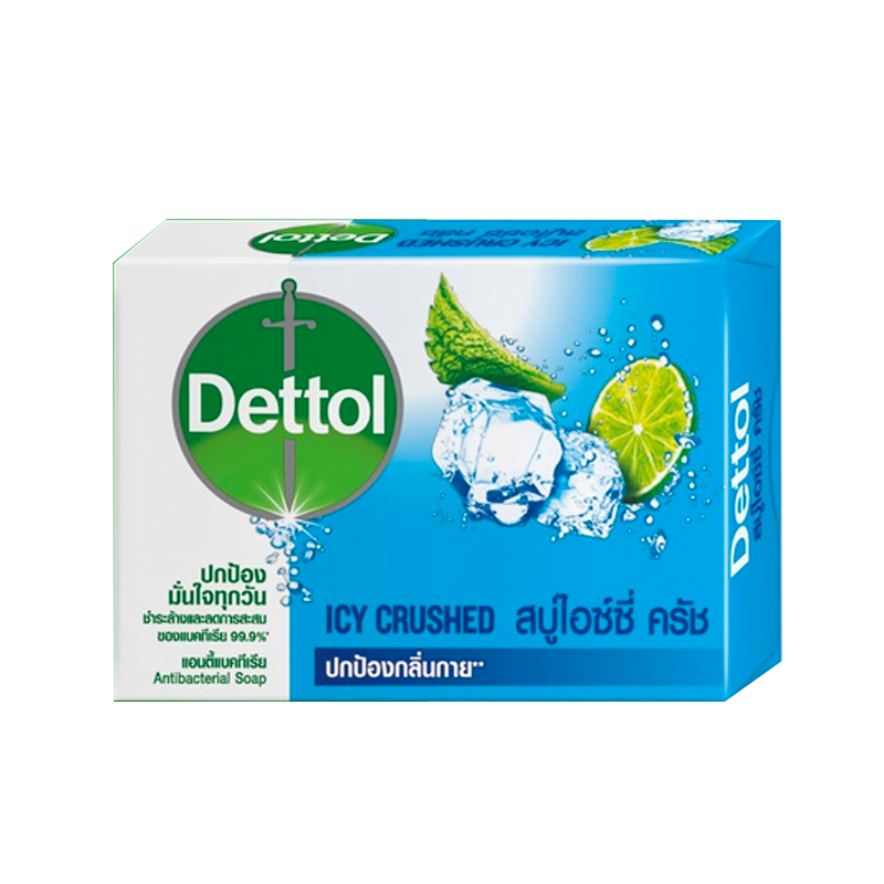 Dettol Antibacterial Bar Soap Icy Crushed 65g