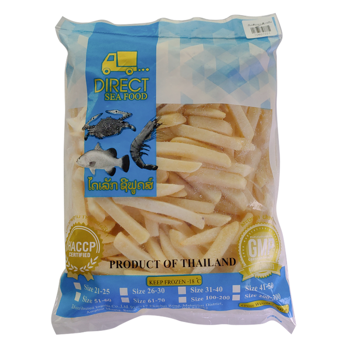 Direct Seafood Frozen French Fries Straight Cut Pack 1kg