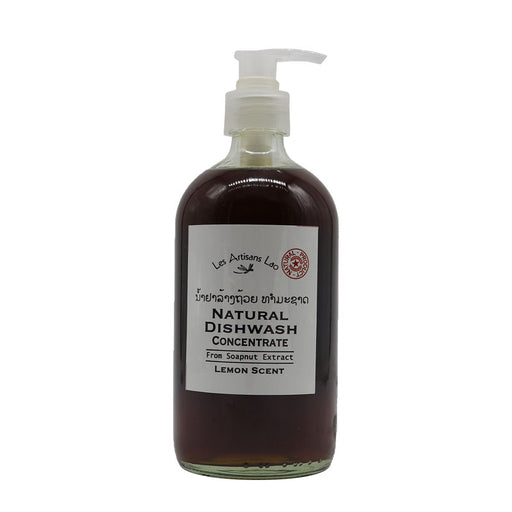Les Artisans Lao Natural Dishwash Concentrate From Soapnut Extract Lemon Scent 450ml