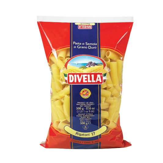 Divella pasta di semola rigatoni n.17 500 g