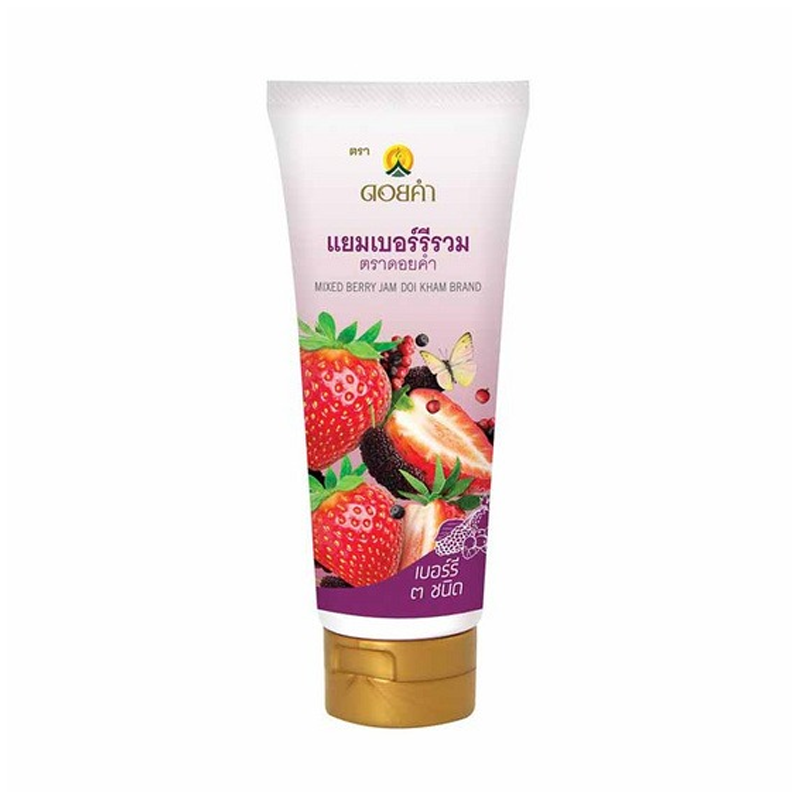 Doi Kham Jam Tube Mixed Berry Flavor 130g