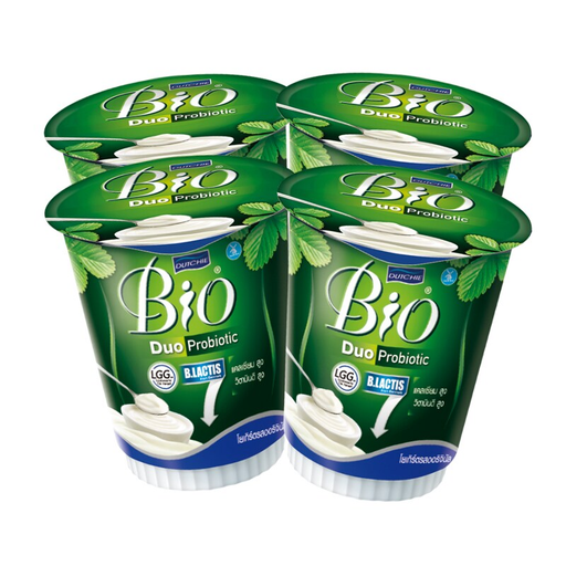 Dutchie Bio Duo Probiotic Yogurt Original Flavour 135g Pack of 4 cups