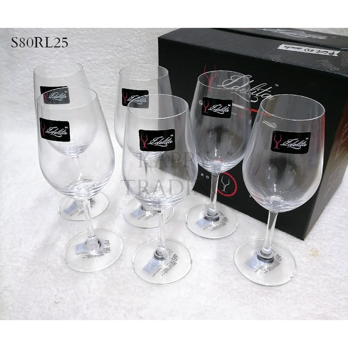 Edelita Wine Glass Set Rome Eternal Collection Beaujolais Set of 6pcs