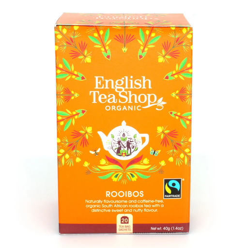 ENGLISH ຊາອໍເເກນິດTEASHOP ORGANIC ROOIBOS 40G