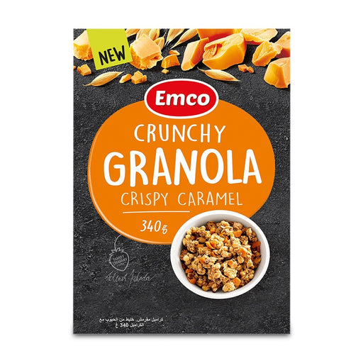 Emco Crunchy Granola Crispy Caramel 340g