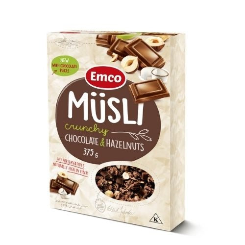 EmcoEmco musli Crunchy Chocolate & Hazelnuts 375g