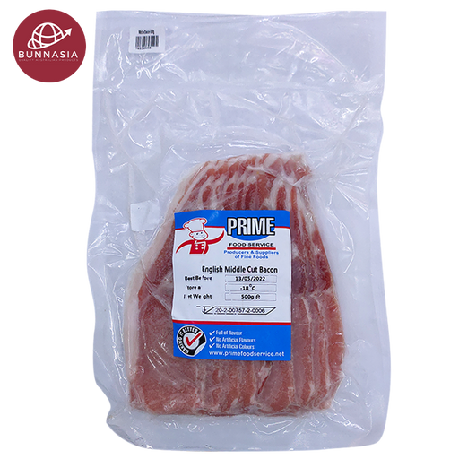 Middle Bacon Size 500g Per pack