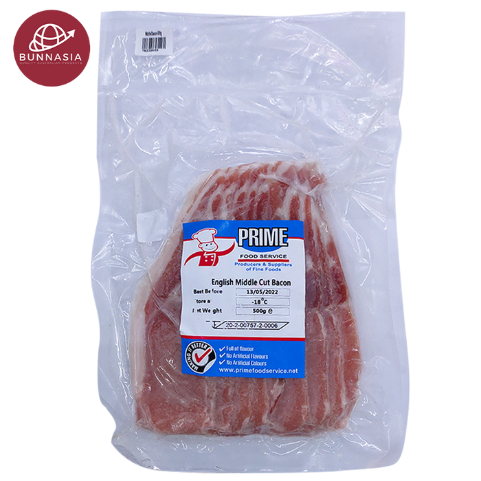 Middle Bacon Size 500g Per pack