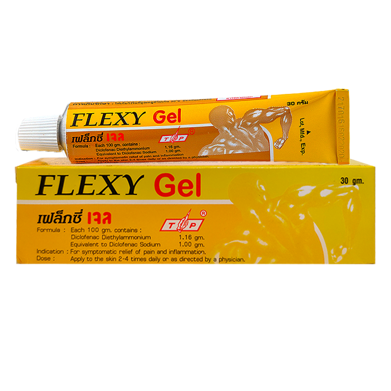 FLEXY Gel ບັນເທົາອາການປວດ ແລະອັກເສບ ຂະໜາດ 30g