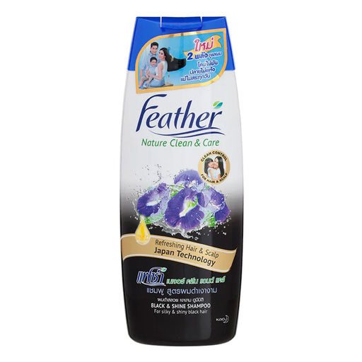 Feather Nature Clean & Care Black & Shine Shampoo 340ml