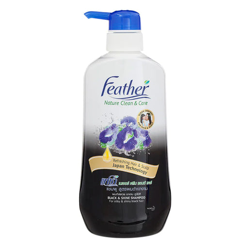 Feather Nature Clean & Care Black & Shine Shampoo 480ml
