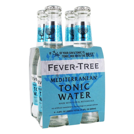 Fever-Tree Mediterranean Tonic water 200ml Pack of 4bottle