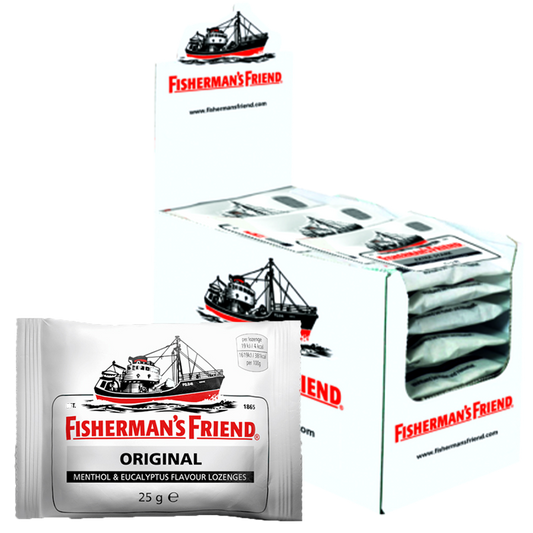 Fisherman’s Friend Original Menthol & Eucalyptus Flavour Lozenges 25g pack of 24 pieces