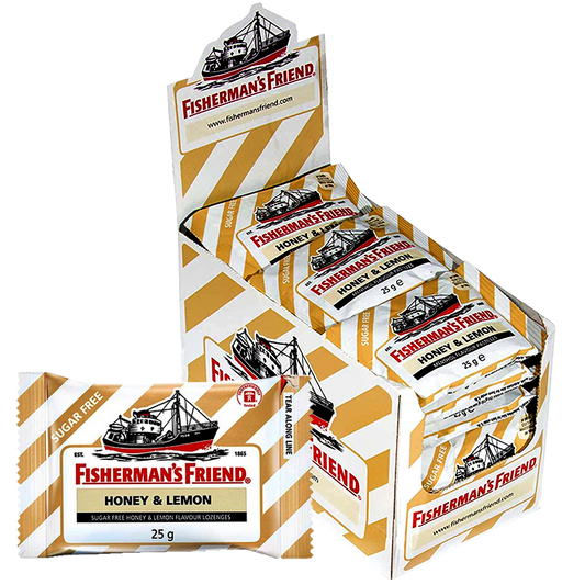 Fisherman’s Friend Sugar free Honey & Lemon Flavour Lozenges 25g pack of 24 pieces