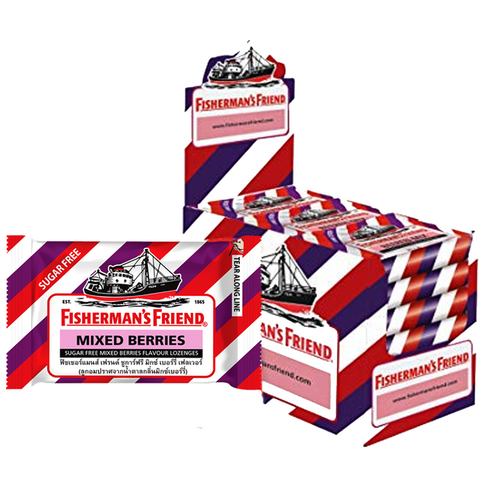Fisherman’s Friend Sugar free Mixed Berries Flavour Lozenges 25g pack of 24 pieces