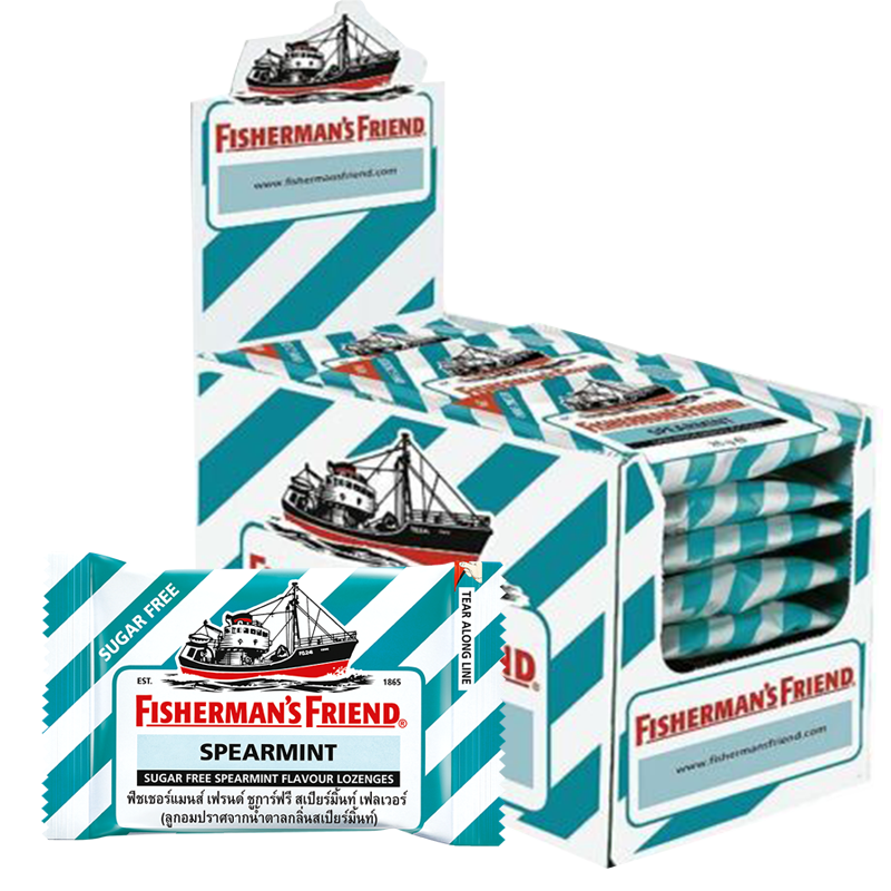 Fisherman’s Friend Sugar free Spearmint Flavour Lozenges 25g pack of 2